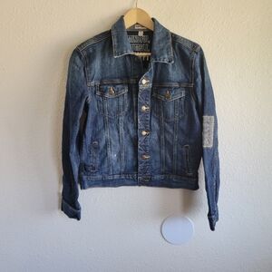 Cat & Jack Jean Denim Jacket Girls Size XL